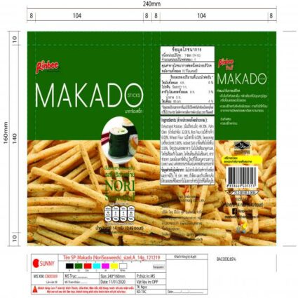 MAKADO STICKS Nori Seaweed Flavor