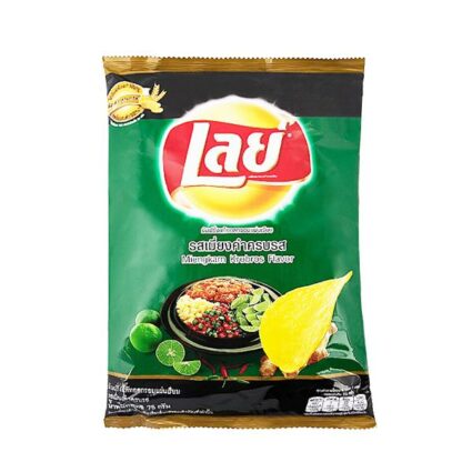 Flat Potato Chips Mieng Kam Krob Ros Flavor