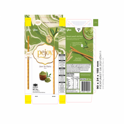 Pejoy Green Tea Matcha Flavour Biscuit Stick with Green Tea Flavour