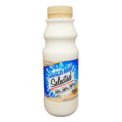 Pasteurized milk product with malt extract