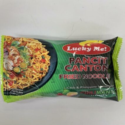 Lucky Me! PANCIT CANTON FRIED NOODLES CHILLIMANSI FLAVOUR