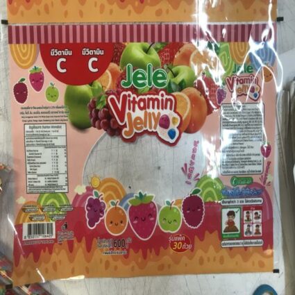 Jelly carrageenan mixed 15% white Grape Juice Apple flavour