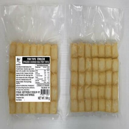 FISH TOFU : FROZEN COOKED SEA FISH TOFU