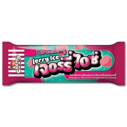 Jerry Ice Strawberry Flavoured Carrageenan Ice Cream