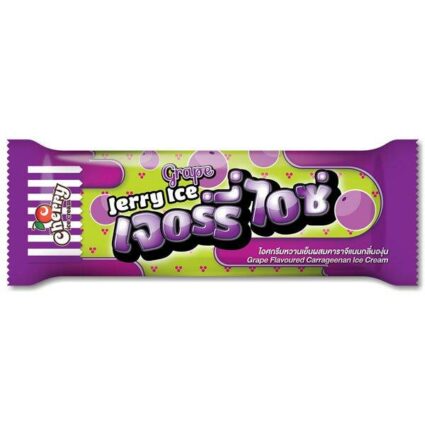 Jerry Ice Grape Flavoured Carrageenan Ice Cream