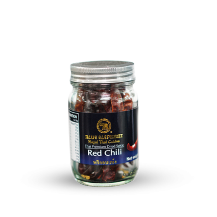 Dried Red Chili Glass Jar