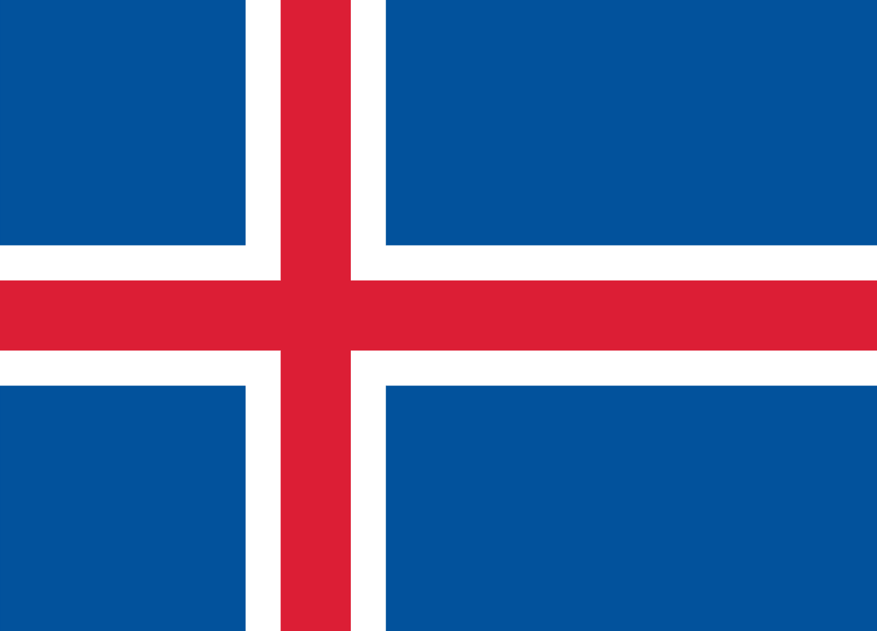 Halal & Muslim Friendly Hotels in Iceland - Country Flag of Iceland