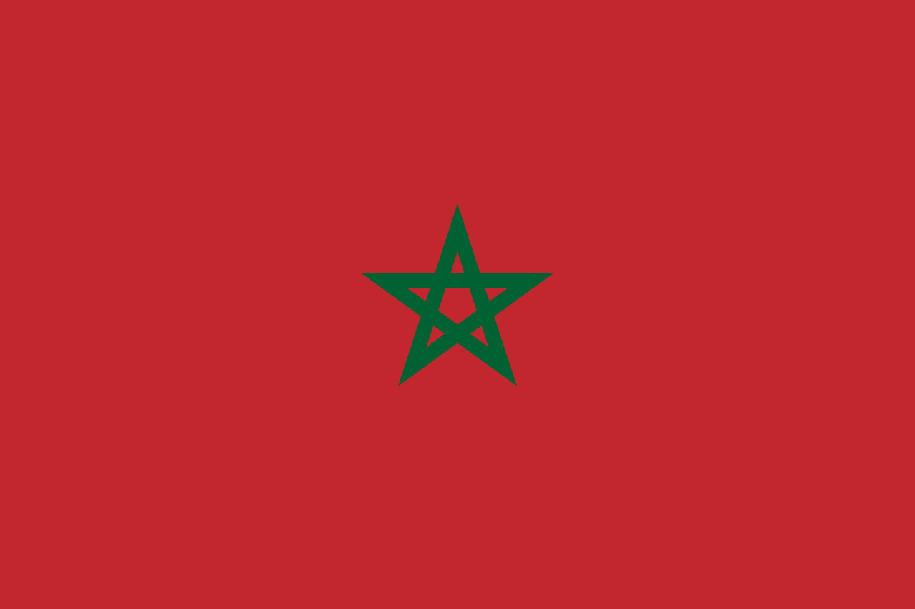 Halal & Muslim Friendly Hotels in Morocco - Country Flag of Morocco