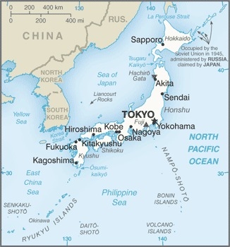 Muslim Friendly Travel Map of Japan