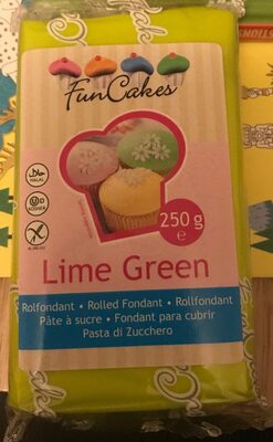 PASTA DI ZUCCHERO FunCakes VERDE LIME 250gr