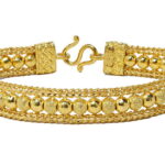 Solid Thai 2 or 3 Baht 96.5% Gold Bracelet