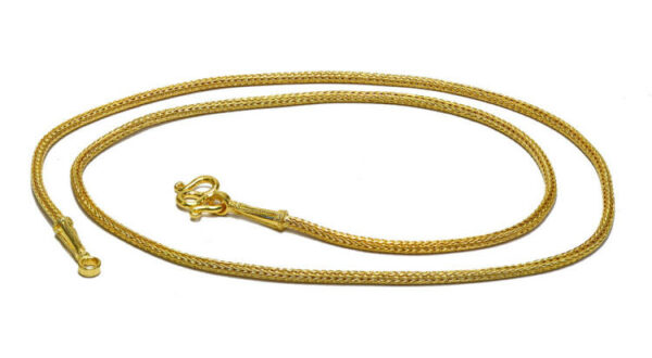 Solid Thai 2 Baht 96.5% Gold Chain 30.4 grams